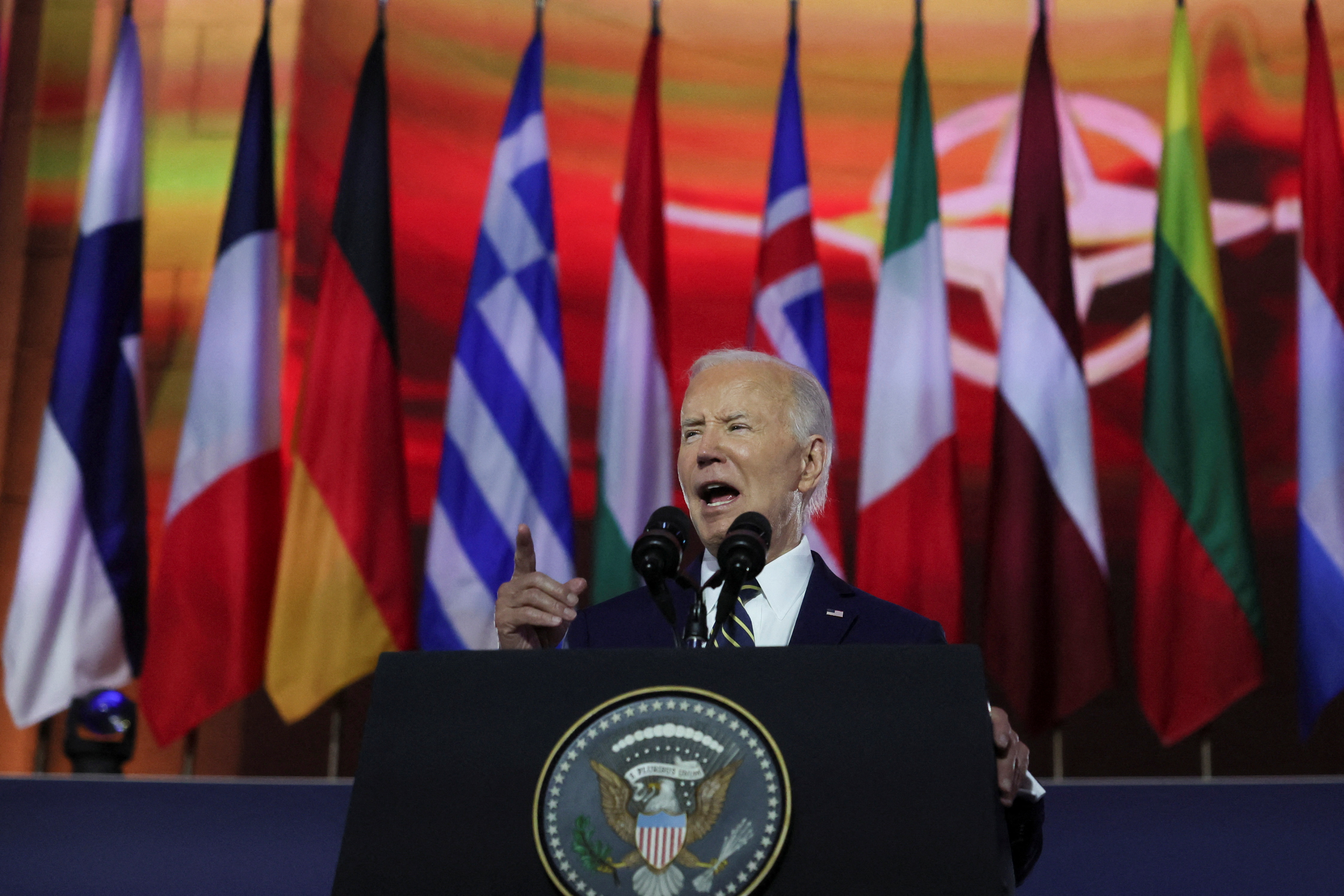 Commemoration of the 75th anniversary of the alliance at a NATO event, in Washington